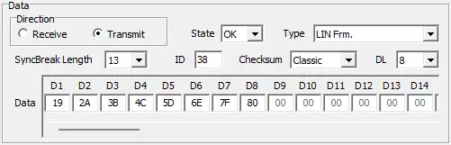 Editタブ Data (LIN)