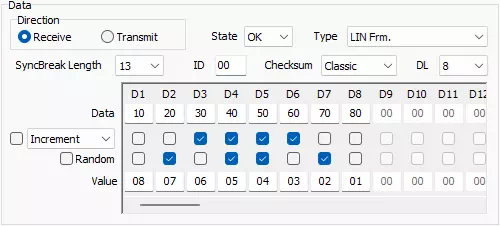Editタブ Data (LIN)