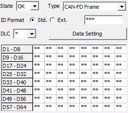 Search Setting Data (CAN/CAN FD)