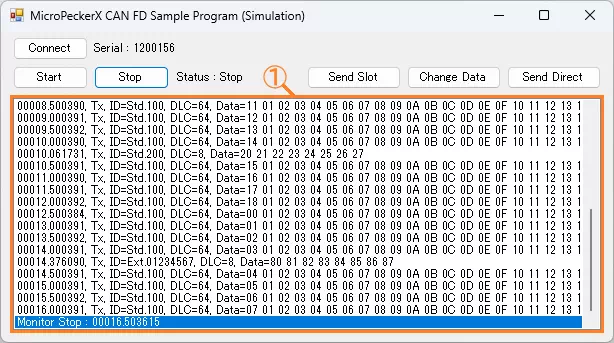 C#版 CANシミュレーションプログラム