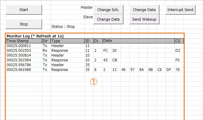 Excel版 LINシミュレーションプログラム Monitoringシート