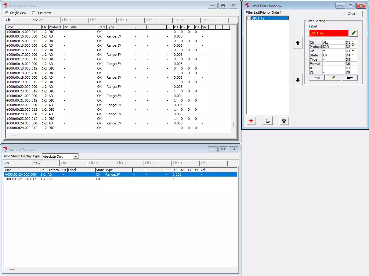 Label Filter Disable