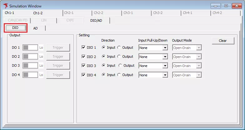 DIO Simulation