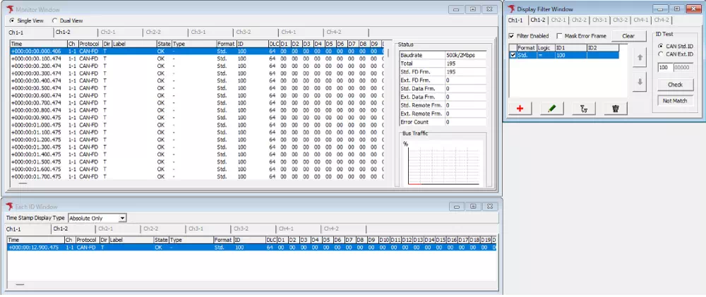 display Filter Enable