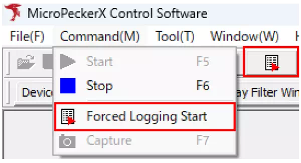 Force Logging Start