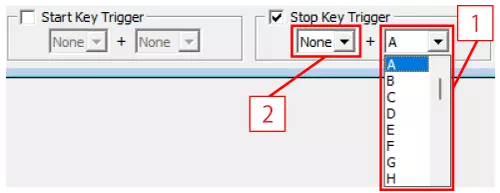 key Trigger Setting