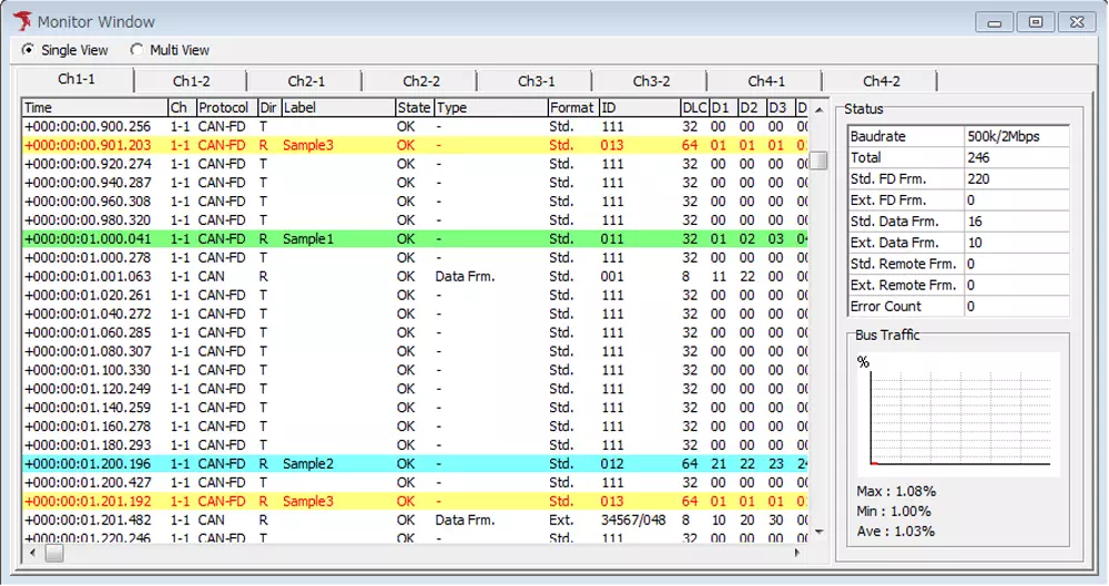 ラベルフィルタ適用後
