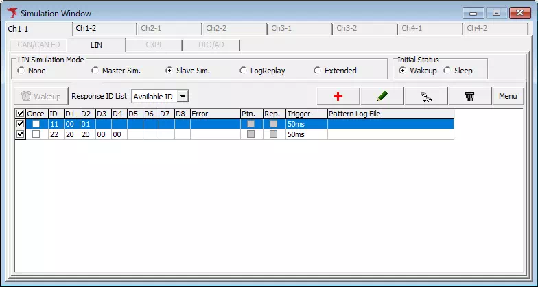 Import Response List