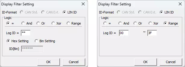 Display Filter Setting