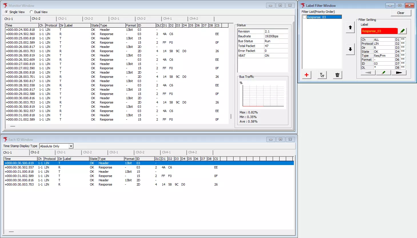 Label Filter Disable