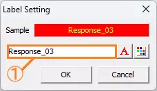 Label Setting Dialog