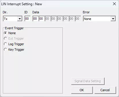 LIN Interrupt Setting